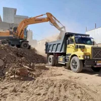 خاکبرداری و تخریب با ماشین آلات(بیل،لودر،کمپرسی)