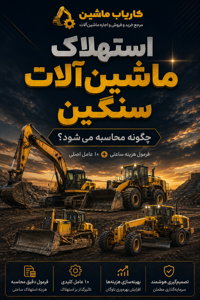 استهلاک ماشینآلات سنگین چگونه محاسبه میشود؟