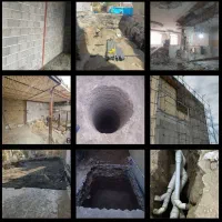 تخریب خاکبرداری چاه کنی مقنی وصل فاضلاب کنده کاری