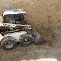 خاکبرداری بیل لودر بابکت ماسه نخاله خاک کل البرز