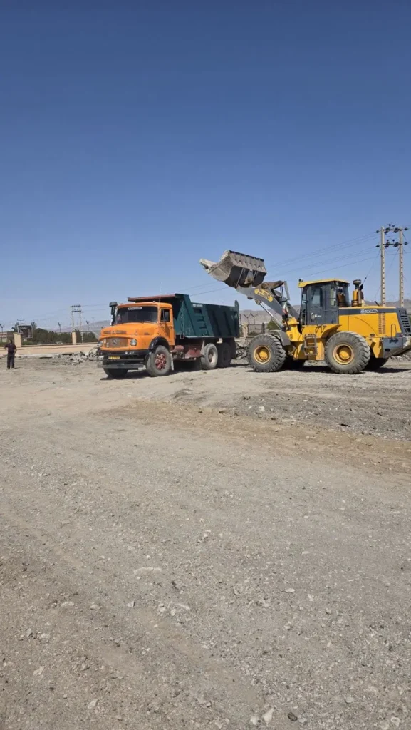 گریدر، غلطک ، آبپاش ، لودر ، بیل مکانیکی