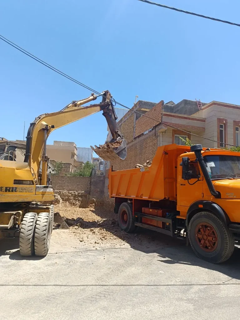 تخریب ساختمان، خاکبرداری و گودبرداری
