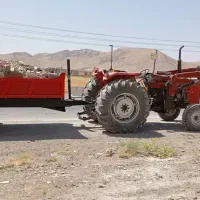 خاکبرداری بارگیری نخاله با تراکتور بیلی