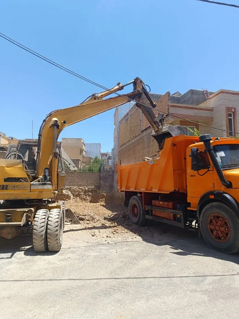 تخریب ساختمان، خاکبرداری و گودبرداری