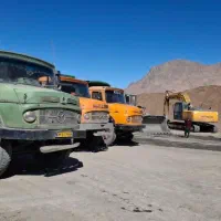 لودر ۴۷۰ و زدال ۵۰ کامیون کمپرسی بیل زنجیری