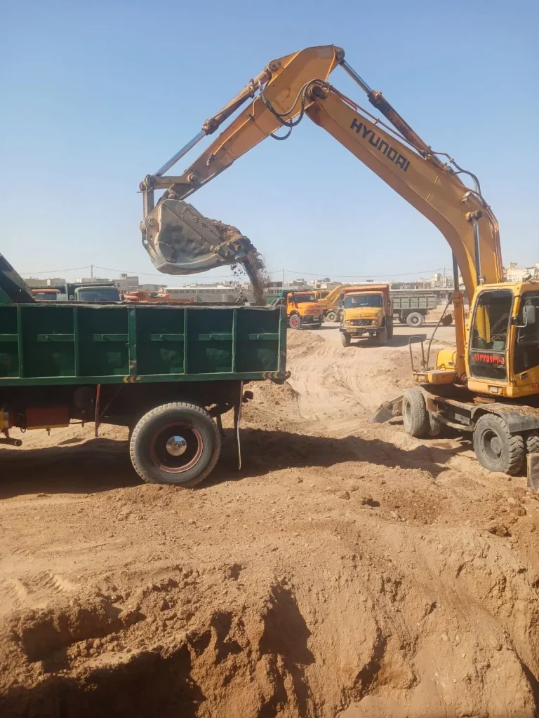 خدمات بیل مکانیکی بیل بکهو لودر