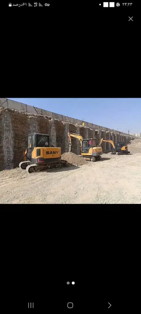 اجاره بیل مکانیکی ومینی بیل همراه با پیکور